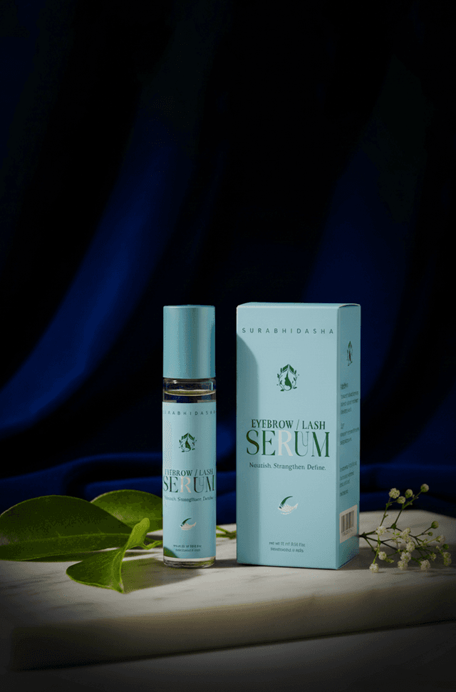 Cosmetic bottle photography and styling