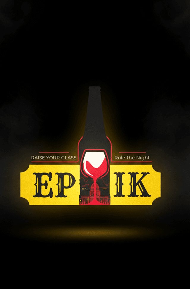 Neon logo and branding signage